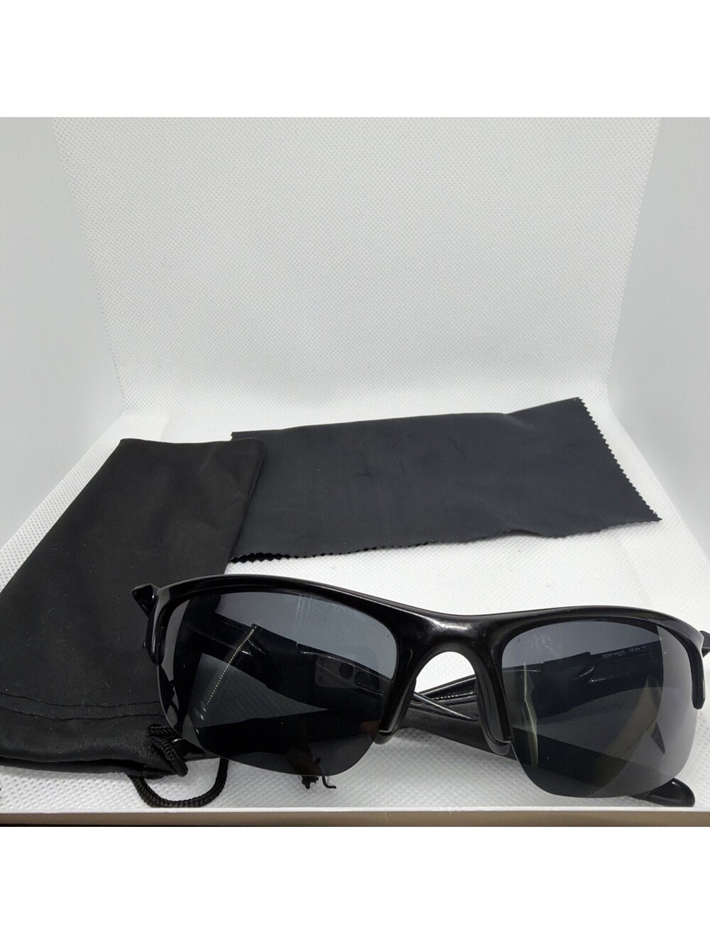 Oakley Half Jacket 2.0 Sunglasses OO9154-12 Black With Bag And Cloth